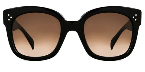 Celine CL41805/S New Audrey 807/HA Sunglasses in Black .